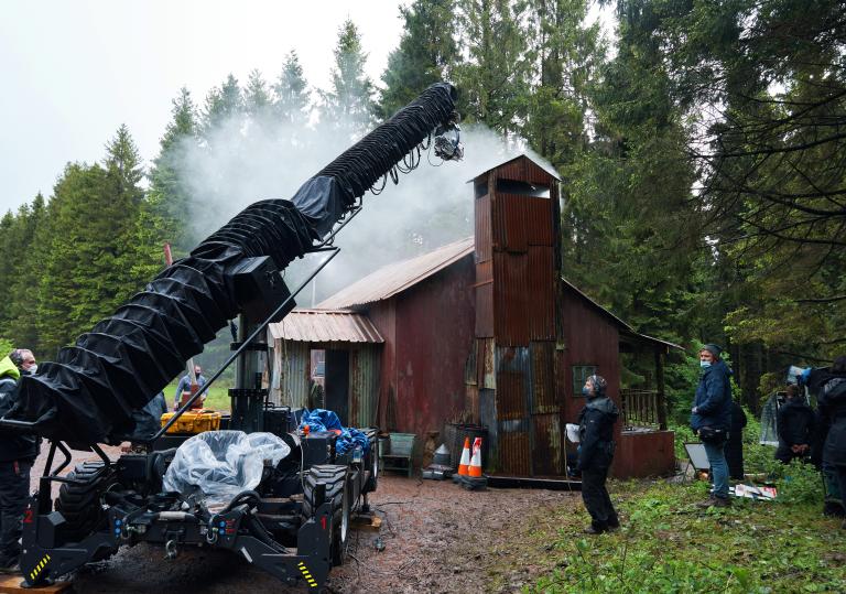 On the set of His Dark Materials 3, a Bad Wolf Production