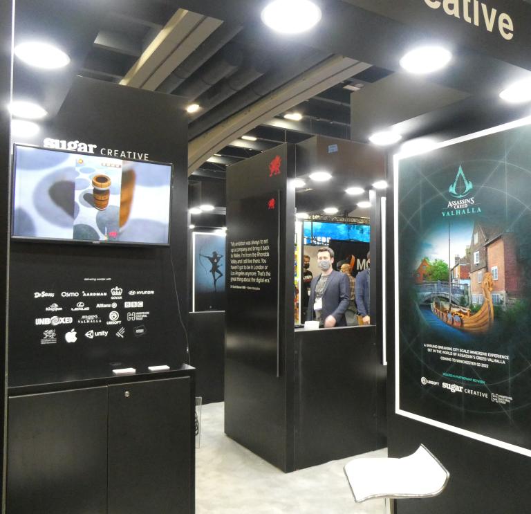The Wales exhibition stand at GDC
