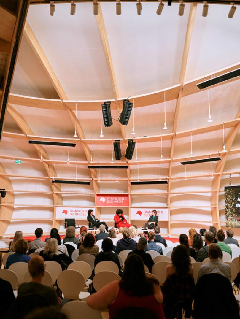 image of main hall during Frankfurt Book Fair 2022
